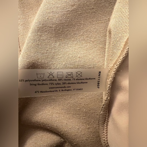 Commando Revolve Brown Faux Leather Crop Pants 7/8 Trouser High Rise Stretch - Picture 10 of 13